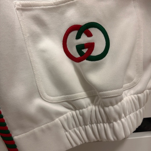 NWT Gucci GG Technical Jersey Cardigan in White - Picture 9 of 16